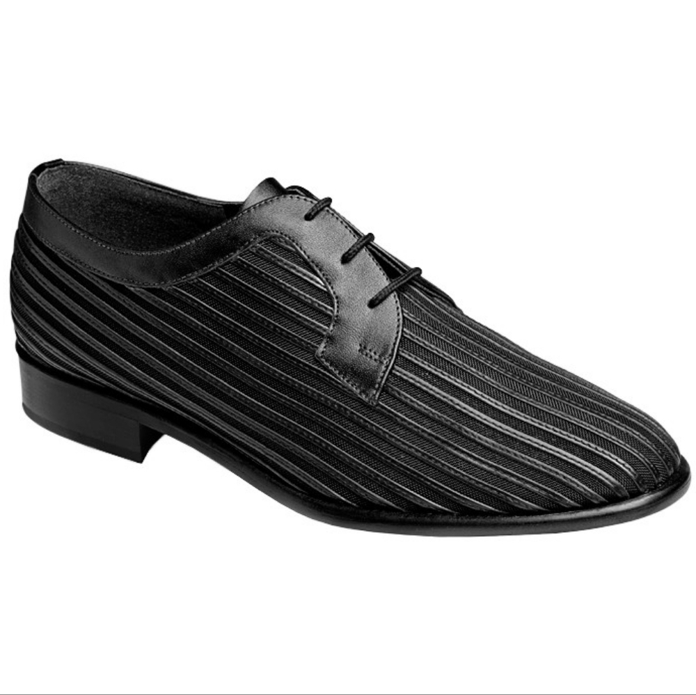 Supadance 6700 Practice Black Leather Lace Up Shoes - Size 9 Mens